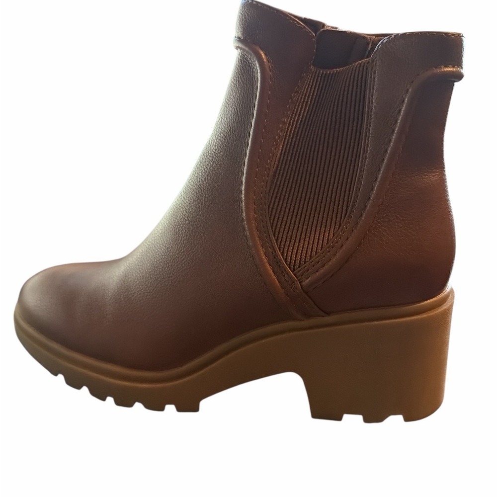 Bare Traps 7.5 Draya Chelsea Boot Leather Wore 1x Brown - Picture 3 of 6